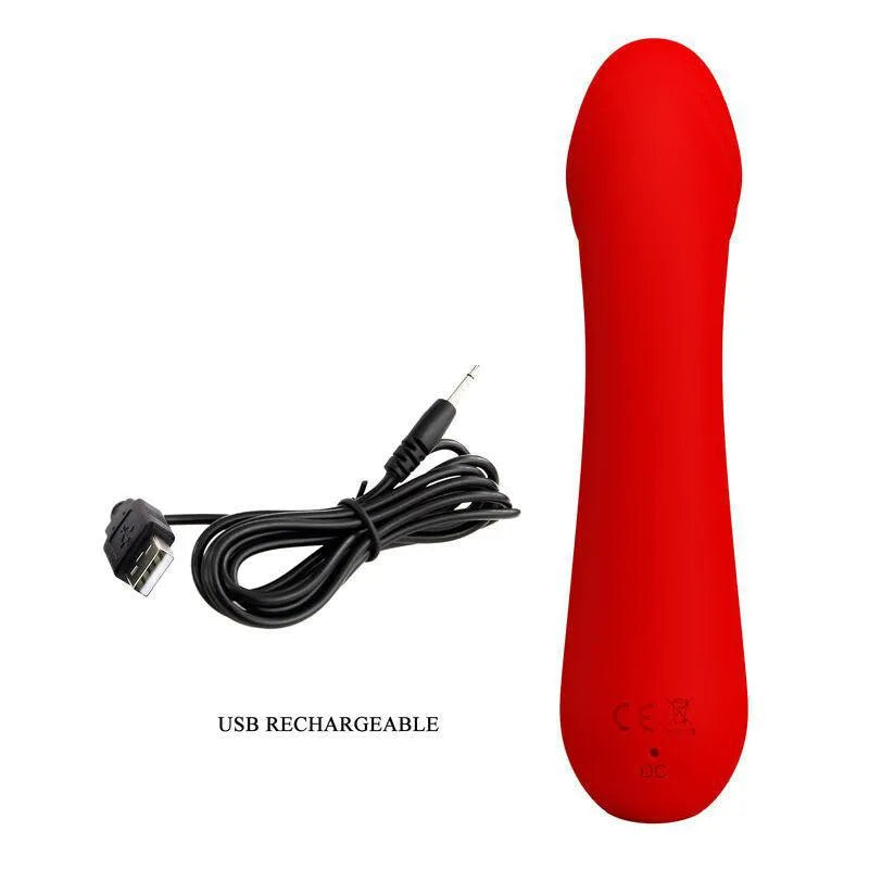 Vibromasseur Point G Silicone Flexible Rechargeable