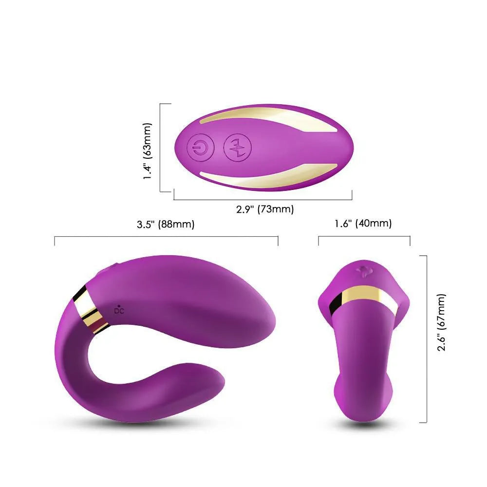 Vibromasseur pour couple