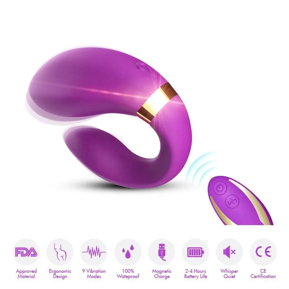 Vibromasseur pour couple