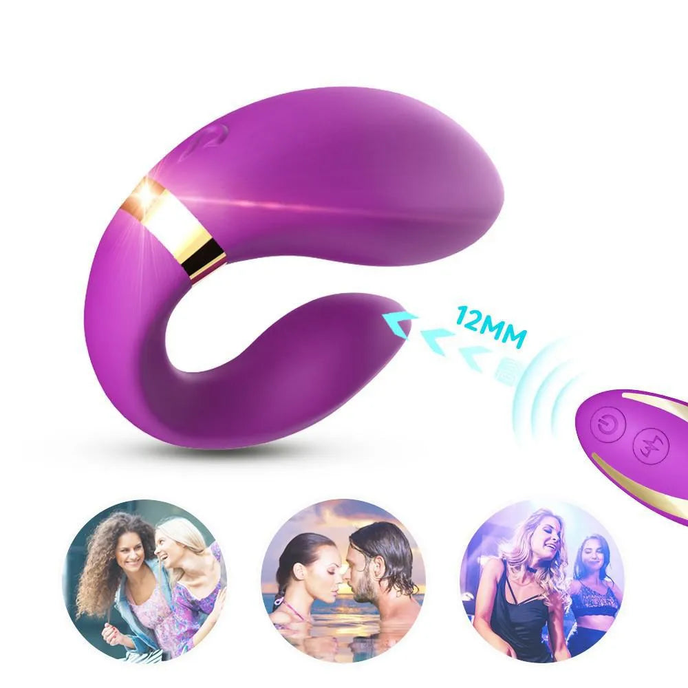 Vibromasseur pour couple