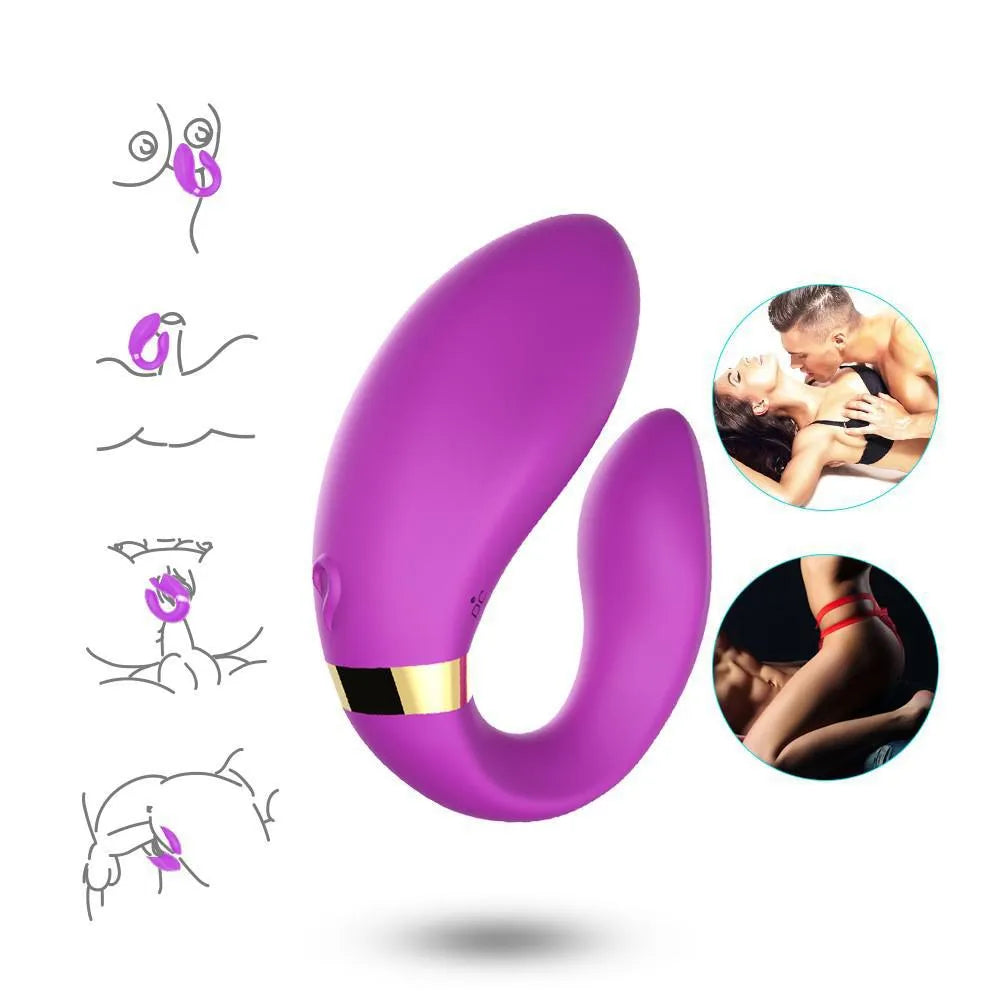 Vibromasseur pour couple