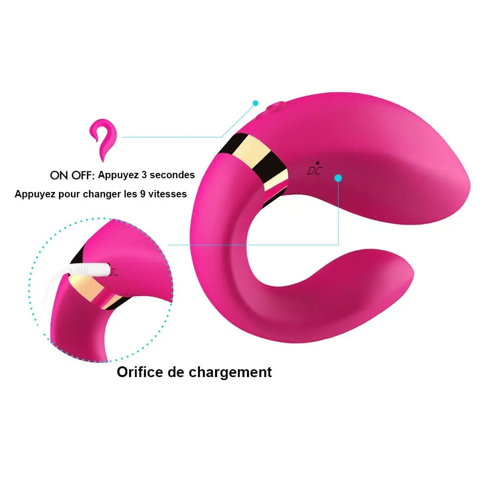 Vibromasseur pour couples