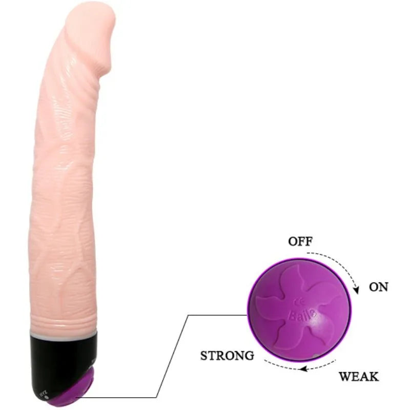 Vibromasseur Réaliste Puissant Texture Douce