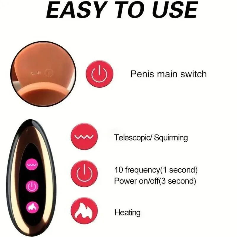 Vibromasseur Réaliste Télécommandé Armony 12 Modes
