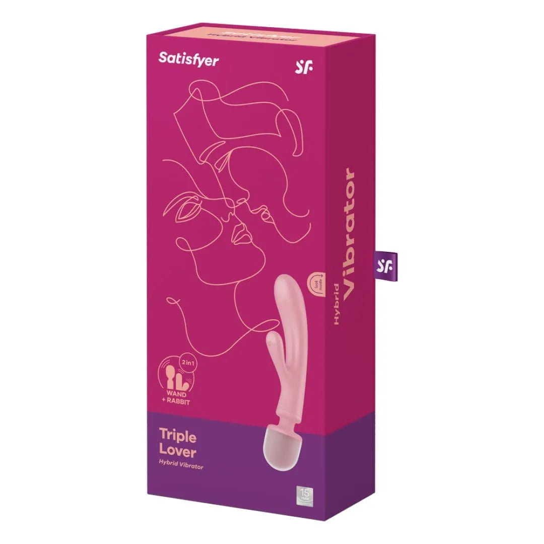 Vibromasseur Rabbit Wand Silicone Étanche Polyvalent