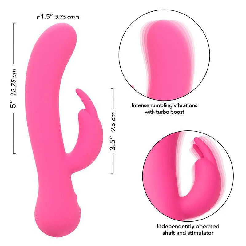 Vibromasseur Rechargeable Silicone Double Stimulation Étanche