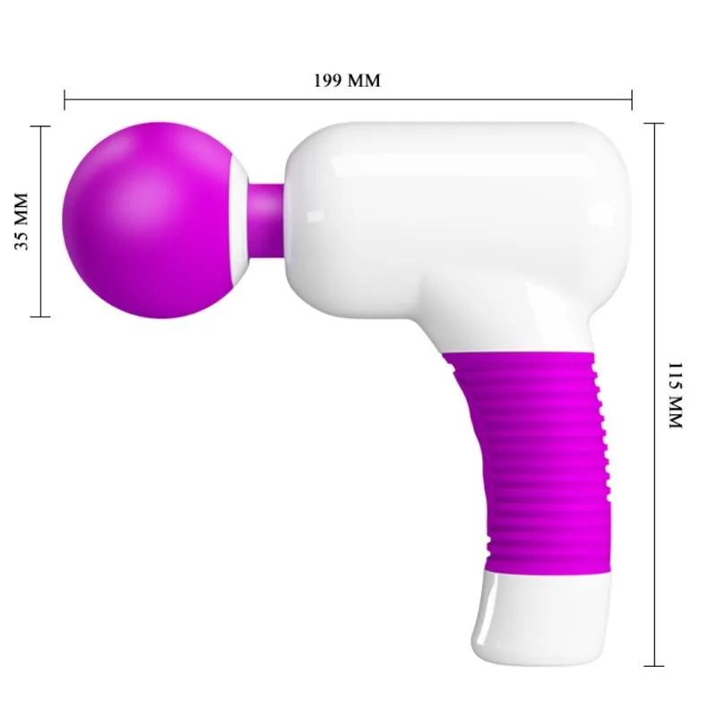 Vibromasseur Rechargeable Silicone Violet Puissant