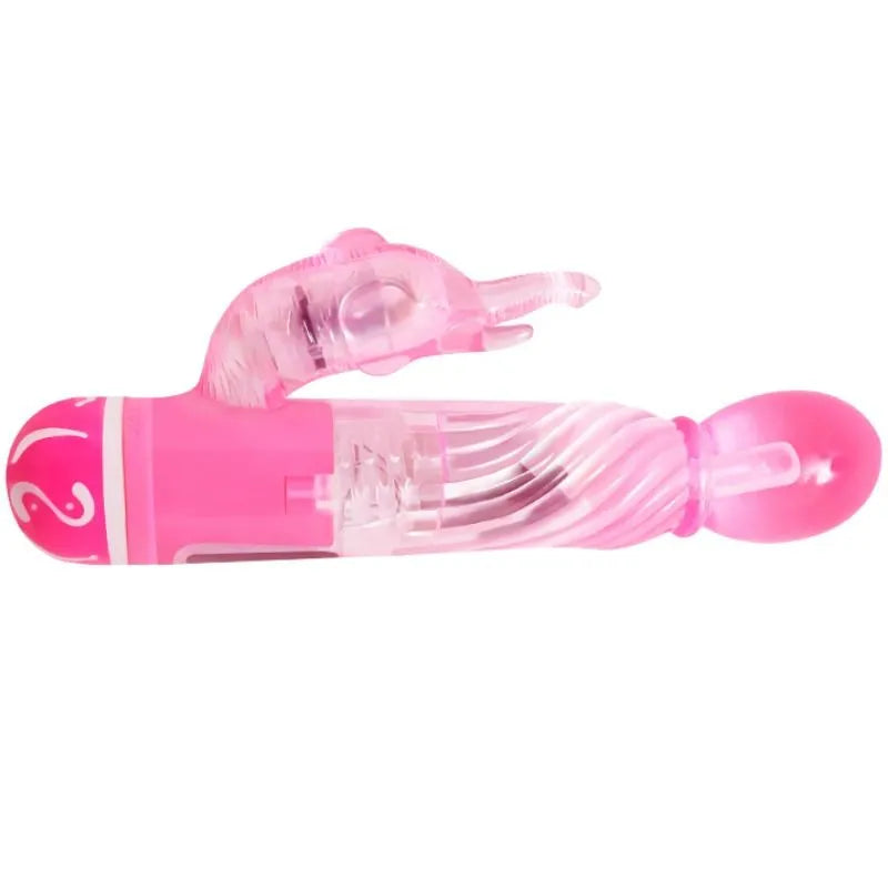 Vibromasseur Rose Avec Stimulateur Clitoris Lapin