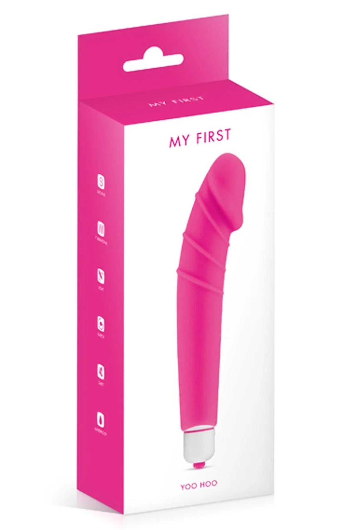 Vibromasseur Rose Réaliste Silicone Waterproof