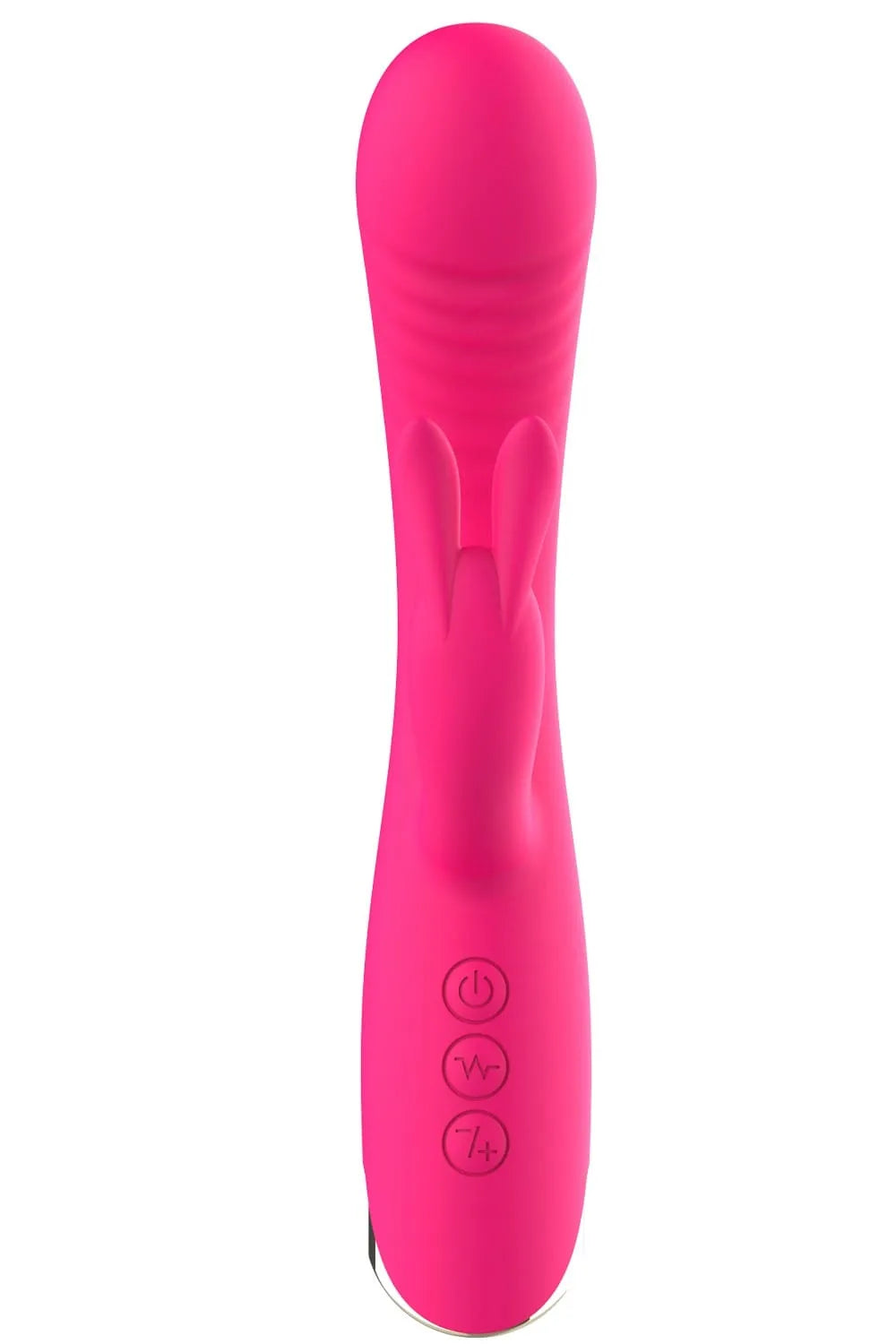 Vibromasseur Rose Triple Stimulation Waterproof Silicone Usb