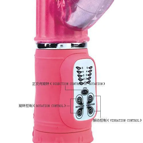 Vibromasseur Rotateur Rose Stimulation Clitoridienne