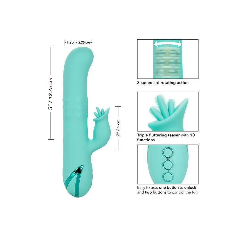 Vibromasseur Rotatif En Silicone Waterproof