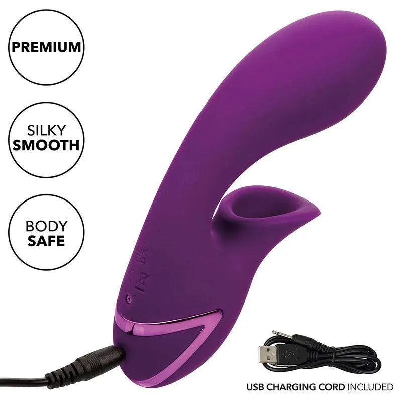 Vibromasseur Silicone Aspiration Clitoridienne Rechargeable