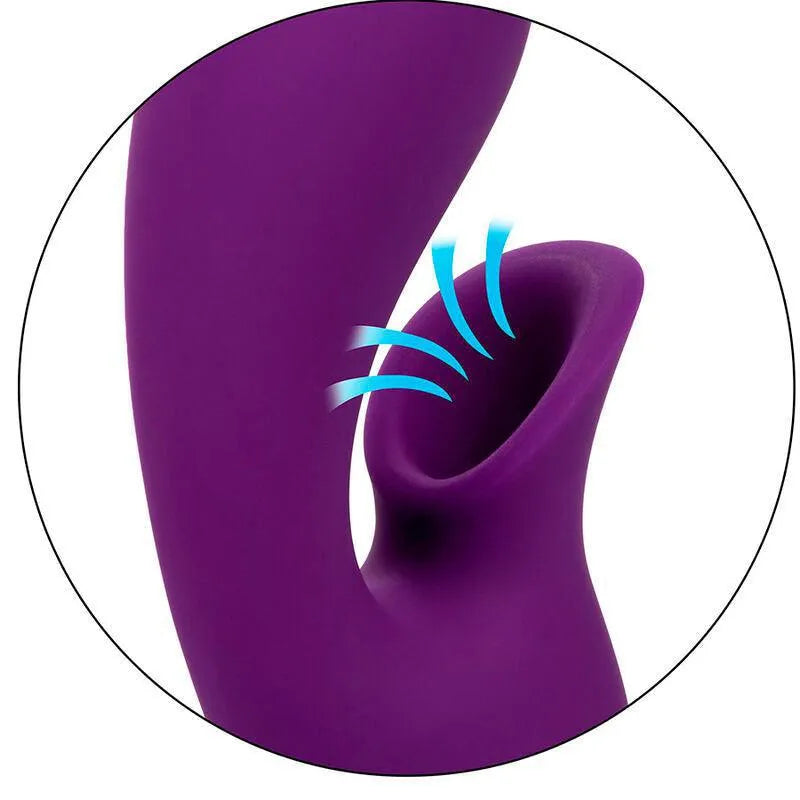 Vibromasseur Silicone Aspiration Clitoridienne Rechargeable