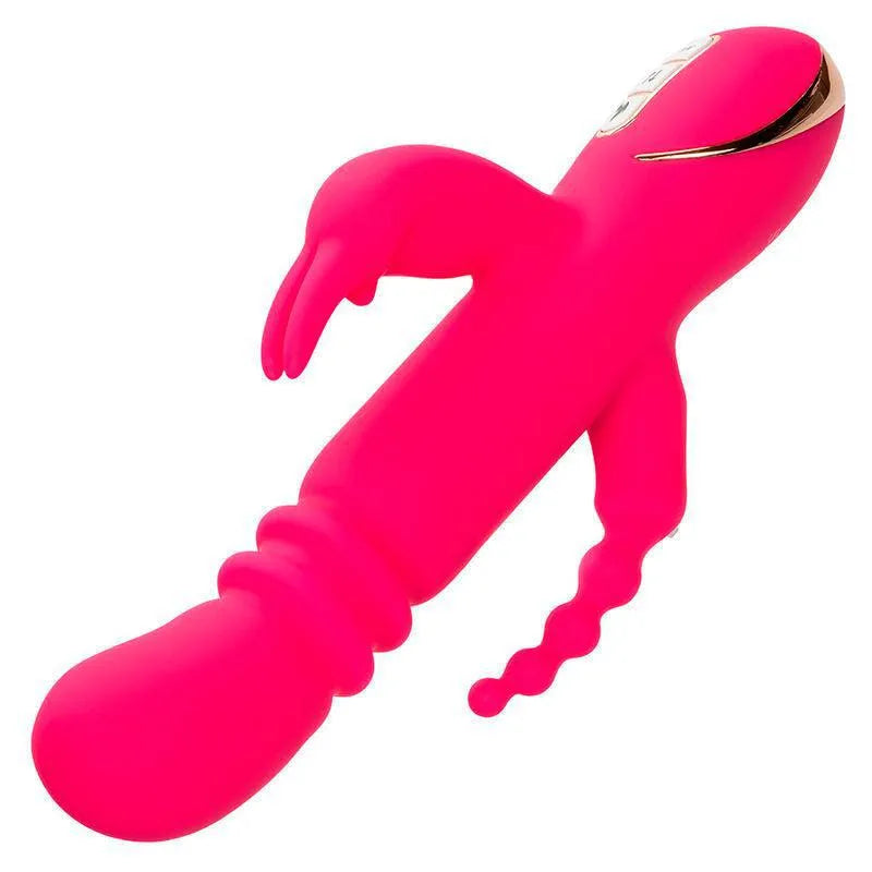 Vibromasseur Silicone Chauffant Triple Action