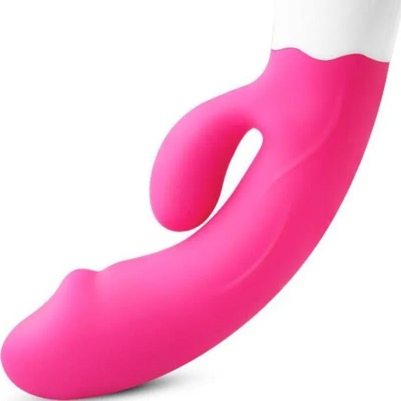 Vibromasseur Silicone Fuchsia Ergonomique 36 Vibrations