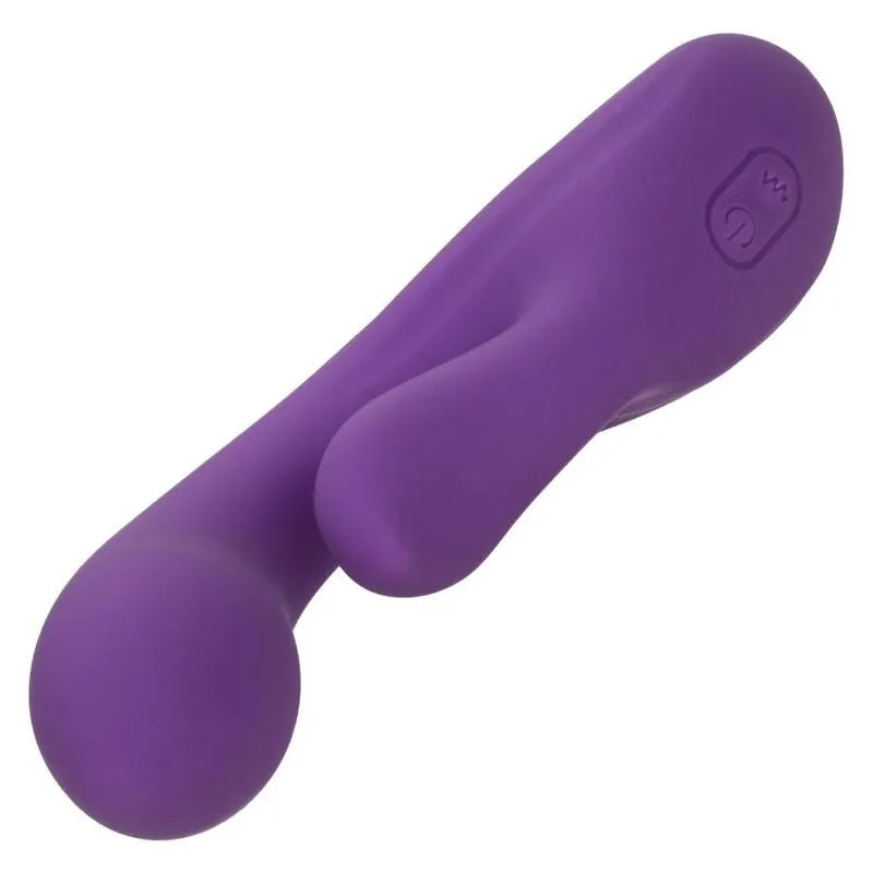 Vibromasseur Silicone Liquide Double Moteur Courbé