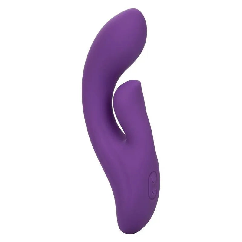 Vibromasseur Silicone Liquide Double Moteur Courbé