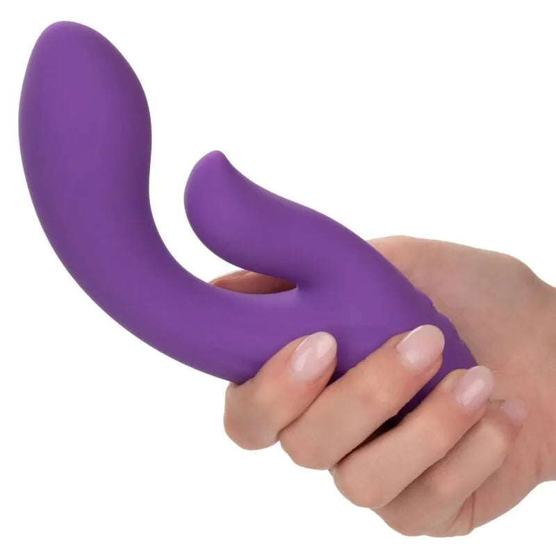 Vibromasseur Silicone Liquide Double Moteur Courbé