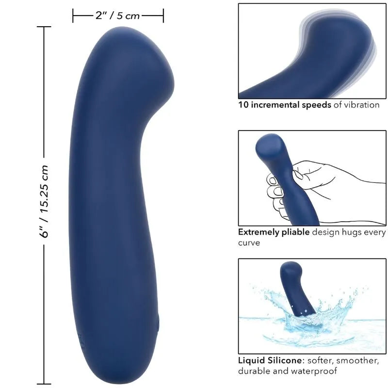 Vibromasseur Silicone Liquide Étanche Rechargeable