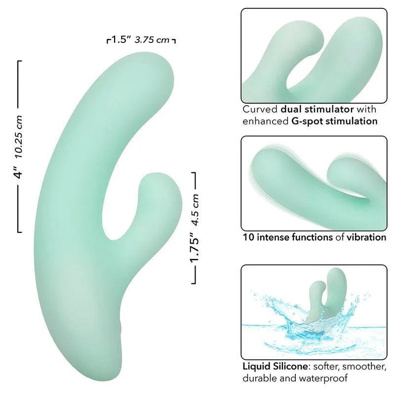 Vibromasseur Silicone Liquide Étanche Stimulation Point G