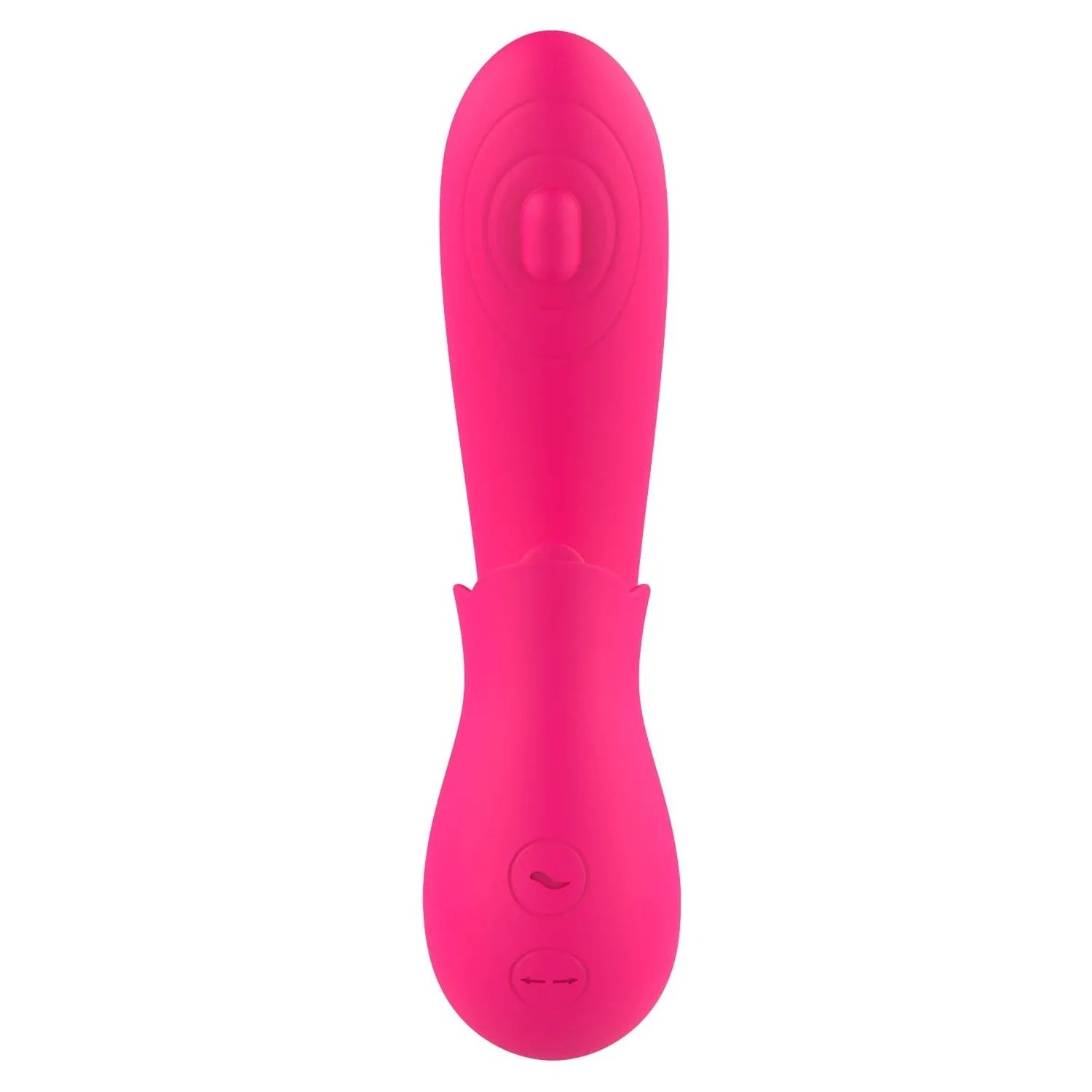 Vibromasseur Silicone Médical 2 En 1 Stimulation Point-G Et Clitoris