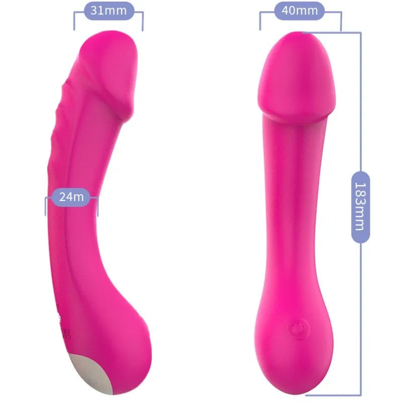 Vibromasseur Silicone Médical Point G Étanche