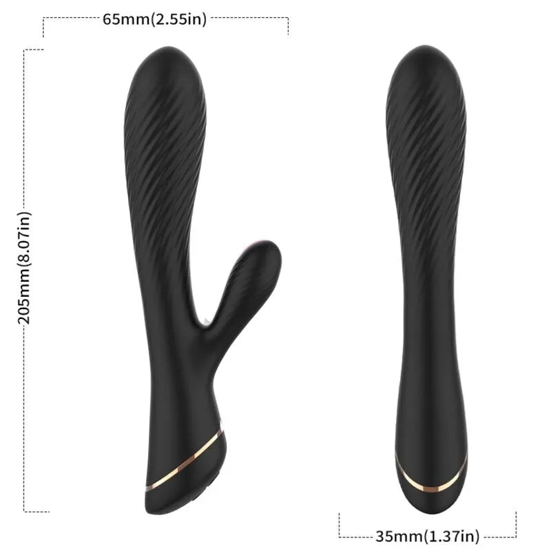Vibromasseur Silicone Médical Étanche Rechargeable