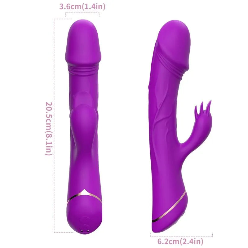 Vibromasseur Silicone Médical Étanche Rechargeable