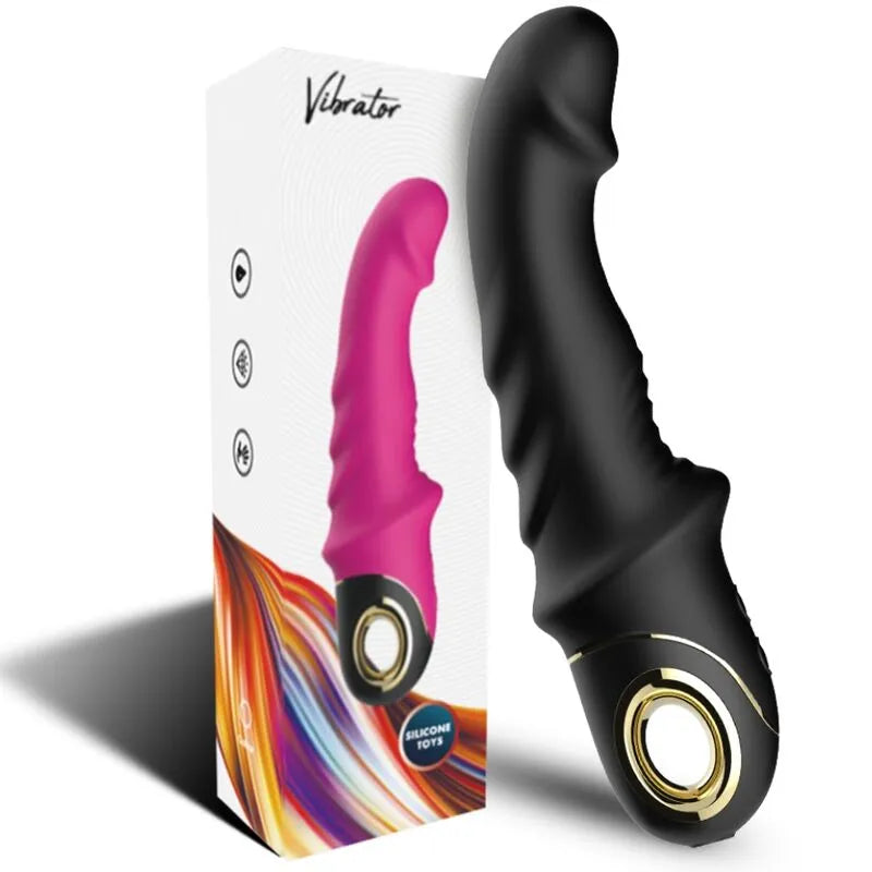 Vibromasseur Silicone Médical Étanche Rechargeable