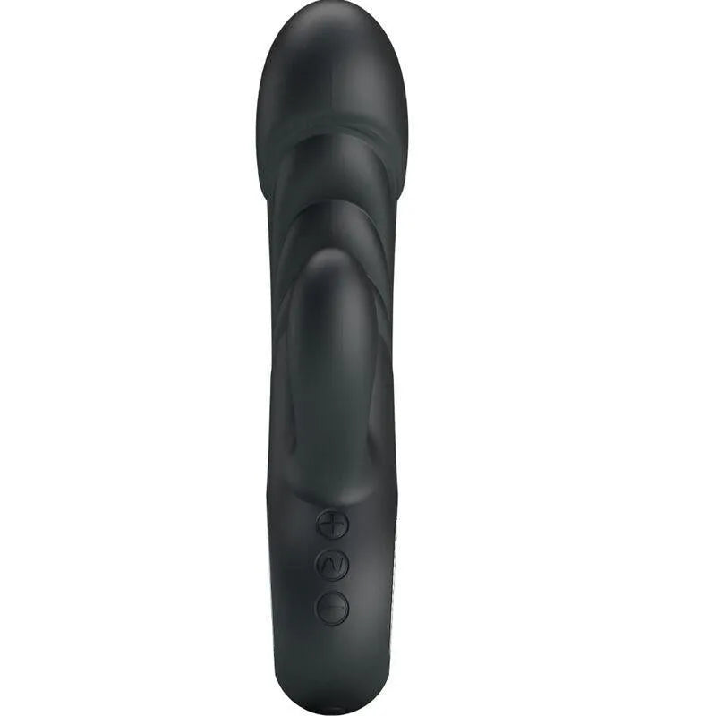 Vibromasseur Silicone Noir 7 Vibrations