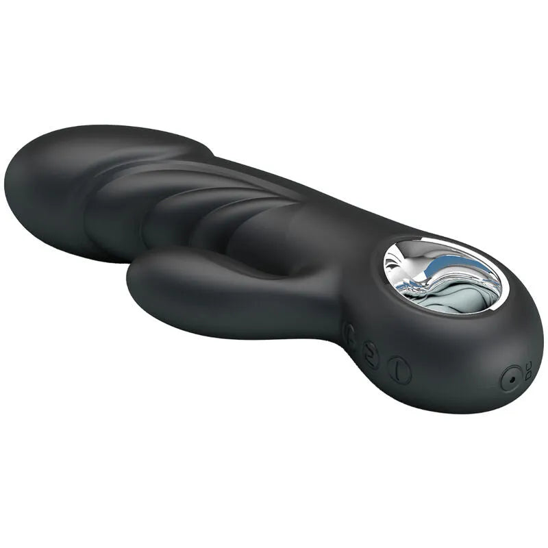 Vibromasseur Silicone Noir 7 Vibrations