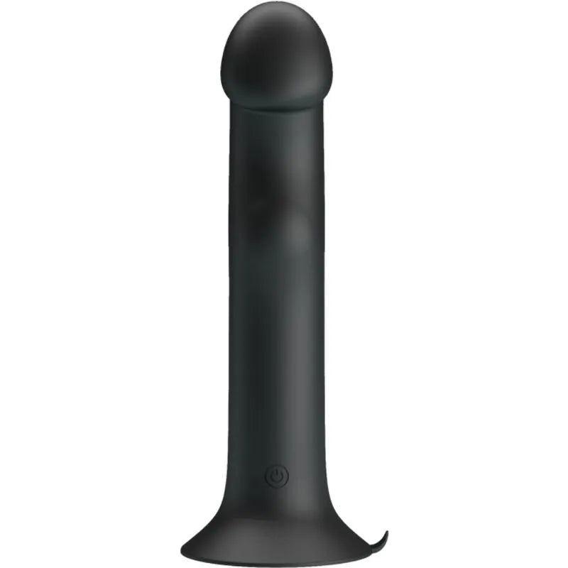 Vibromasseur Silicone Noir Ventouse Rechargeable