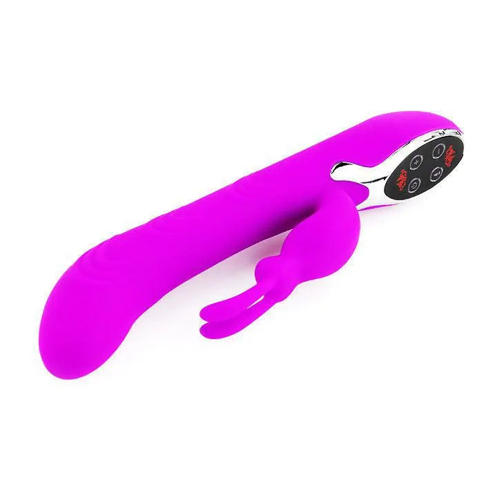 Vibromasseur Silicone Rechargeable Double Moteur
