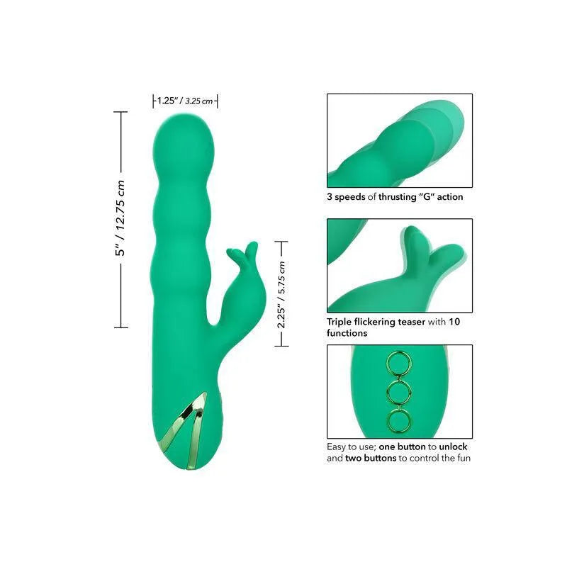 Vibromasseur Silicone Rechargeable Point G Triple Moteur