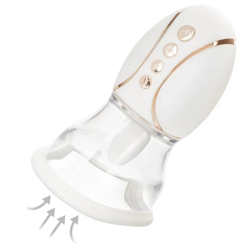 Vibromasseur Silicone Rechargeable À Succion Vibrante