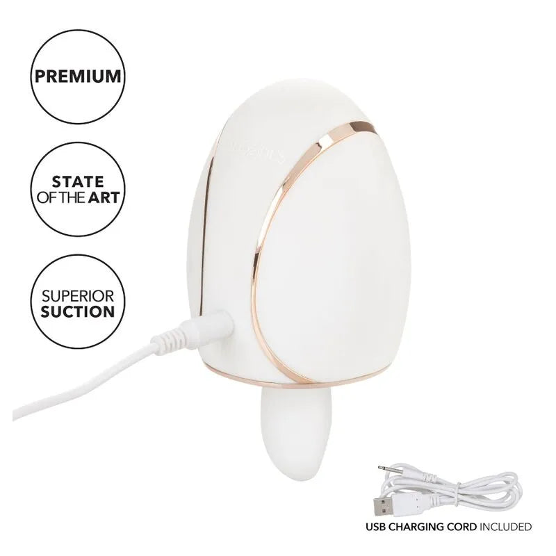 Vibromasseur Silicone Rechargeable À Succion Vibrante
