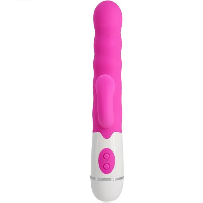 Vibromasseur Silicone Rose 16 Modes Étanche
