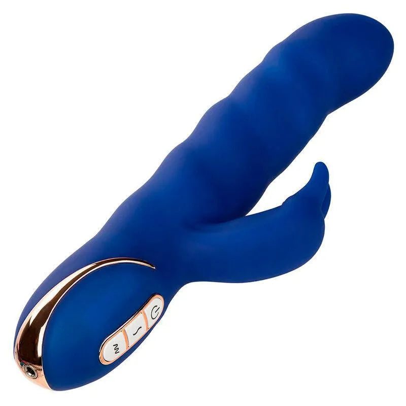 Vibromasseur Silicone Étanche Mouvement Ondulant 30E Anniversaire