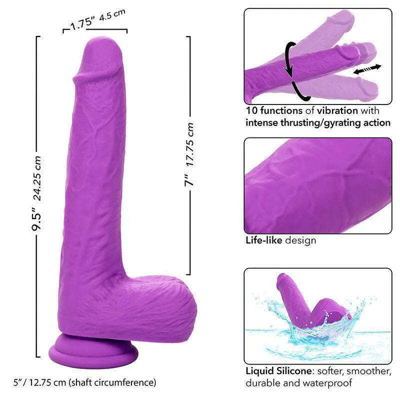 Vibromasseur Silicone Étanche Rechargeable