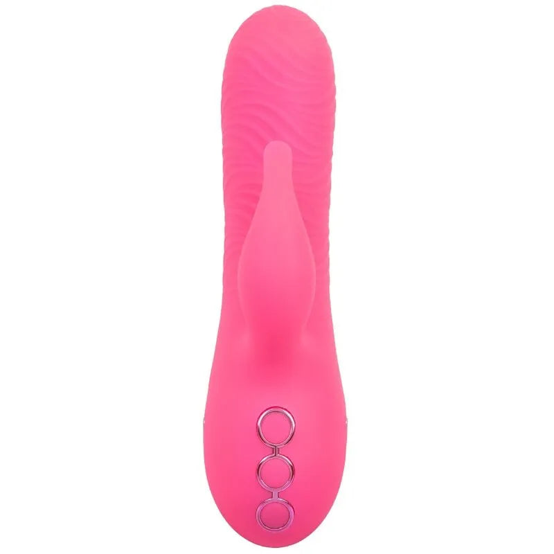 Vibromasseur Silicone Étanche Rechargeable Avec Rotation Et Vibration