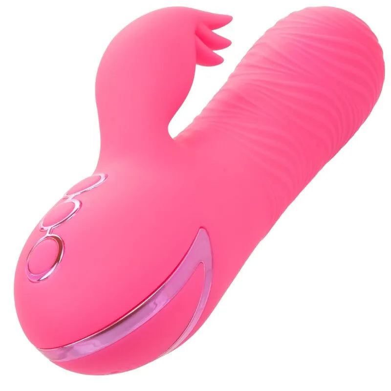 Vibromasseur Silicone Étanche Rechargeable Avec Rotation Et Vibration