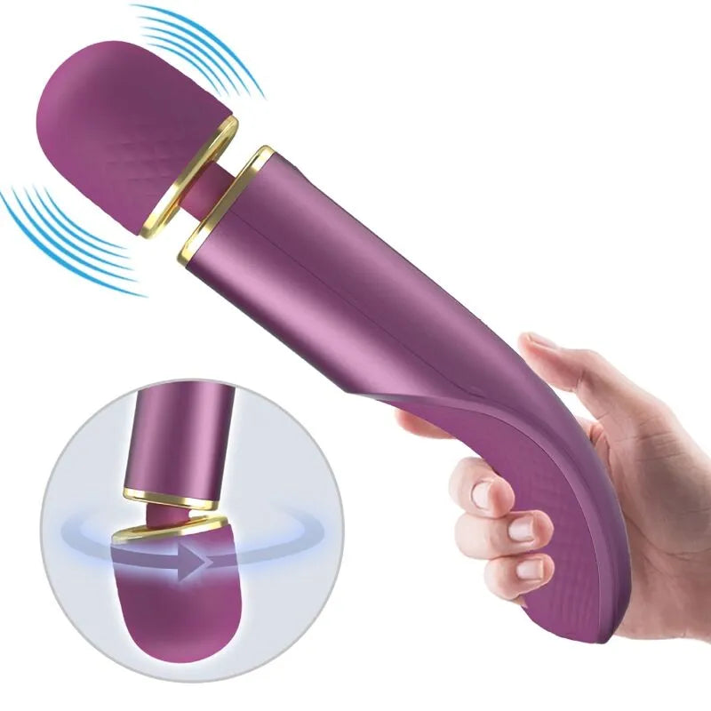 Vibromasseur Silicone Violet Puissant Rechargeable