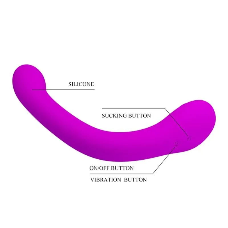 Vibromasseur Suceur Clitoridien Flexible Silicone