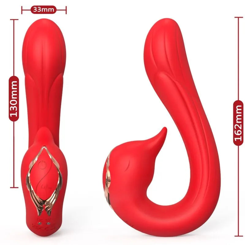 Vibromasseur Étanche Silicone Médical Rechargeable