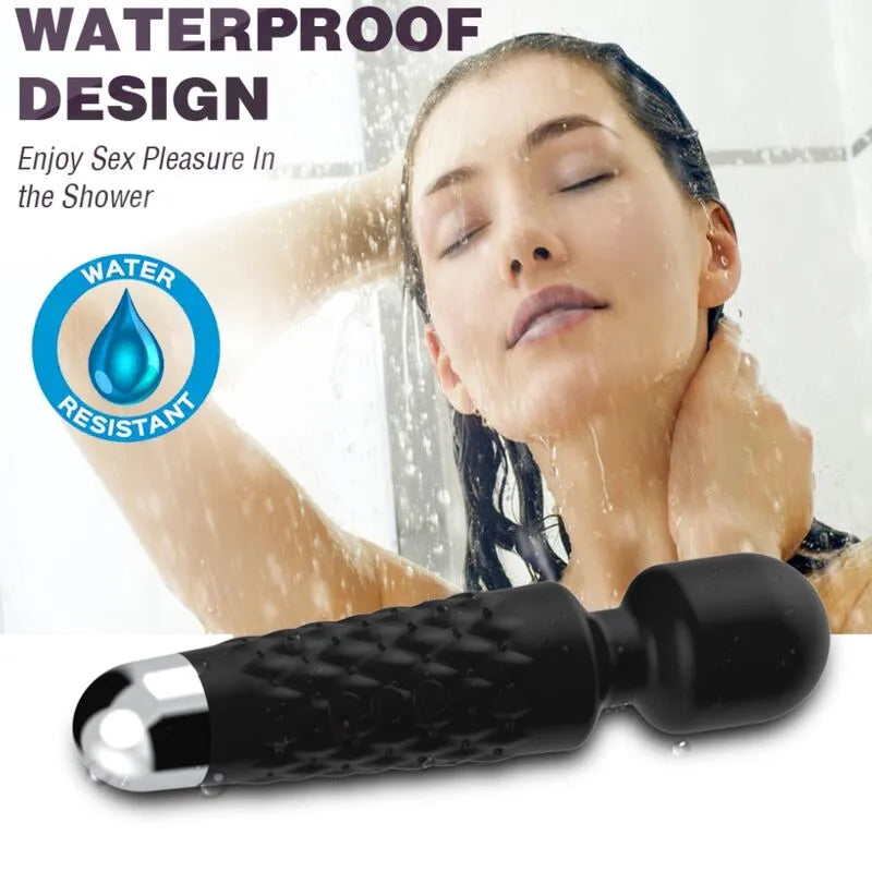 Vibromasseur Étanche Silicone Médical Rechargeable
