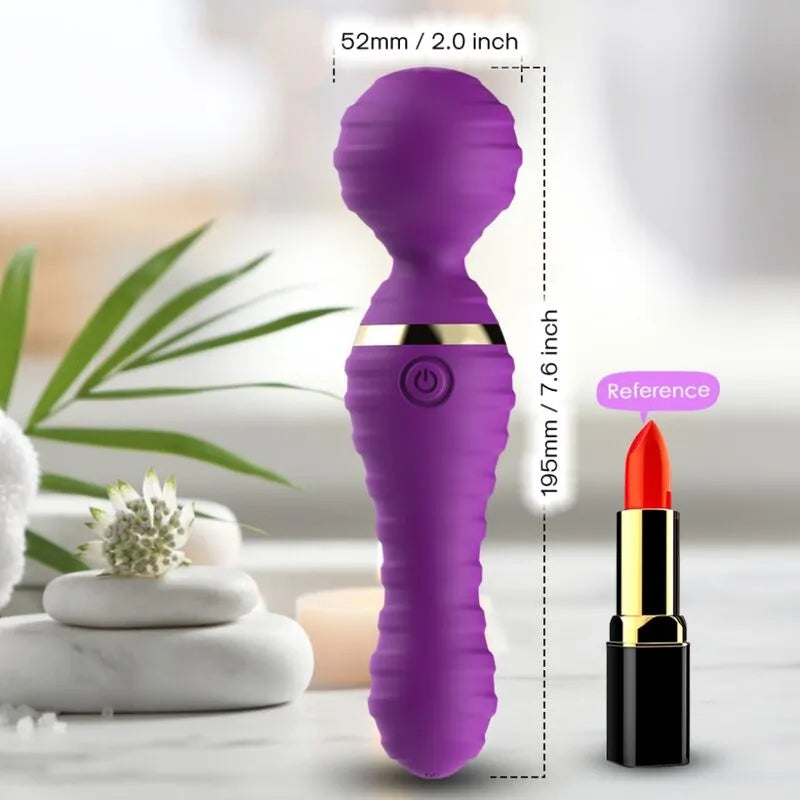 Vibromasseur Étanche Silicone Médical Rechargeable