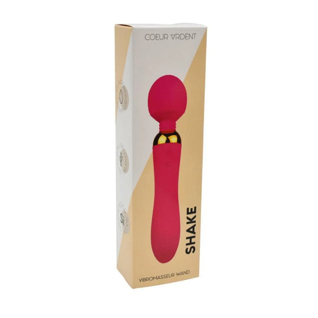 Vibromasseur Wand Rose Silicone Tête Rotative
