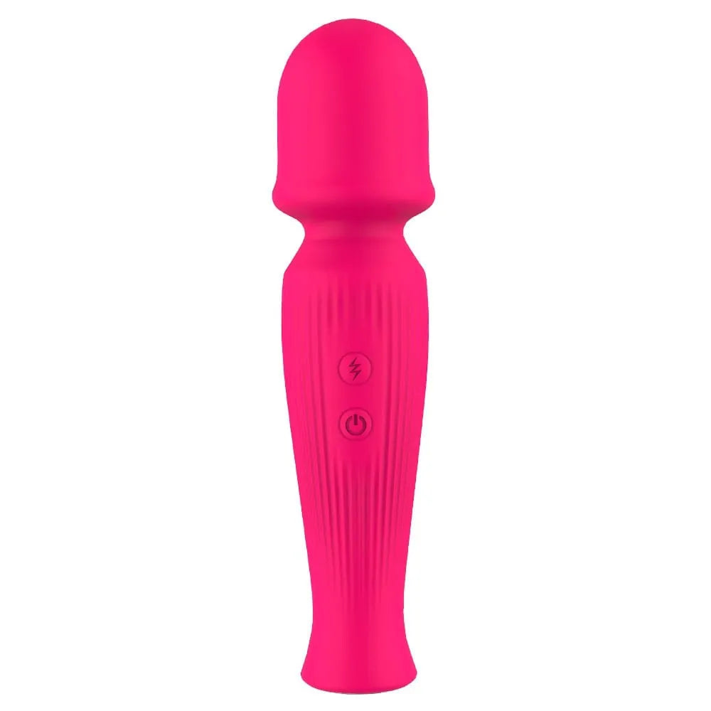 Wand Vibrant Ergonomique Rose Fuschia Pour Jeux Érotiques