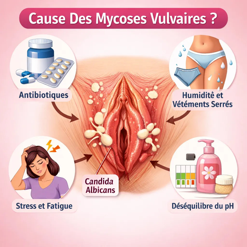 Cause Des Mycoses Vulvaires ?